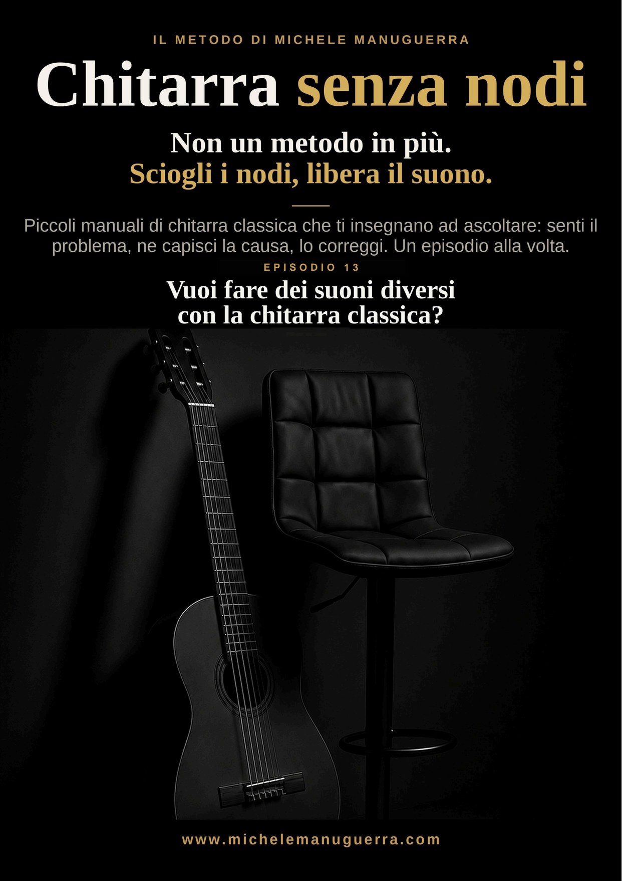 Copertina — Chitarra senza nodi: Vuoi fare dei suoni diversi con la chitarra classica?